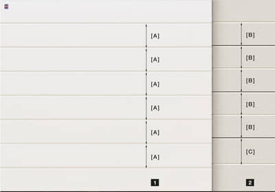 Одинаковые расстояния между гофрами